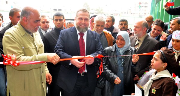 تم بحمد الله افتتاح مدرسة الحاج محمد النجار