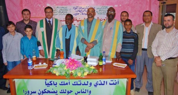 السودان- حصول الأستاذ أديب سالم مسعود الأغا على درجة الدكتوراة