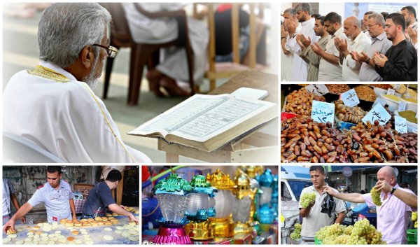 خان يونس تزدان بحلتها الرمضانية 2013