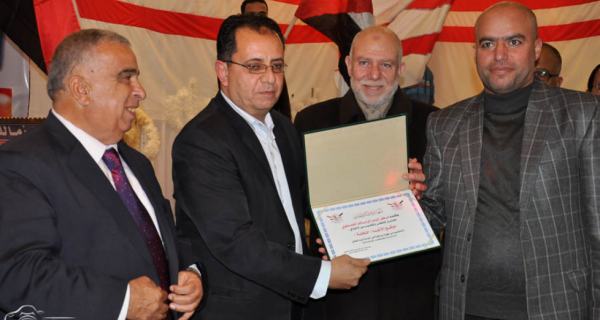 مركز شباب الزمالك الفلسطيني يكرم موقع النخلة