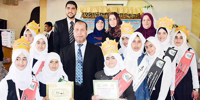 تعليم خانيونس يكرم الفائزين بمسابقات قسم التقنيات التربوية
