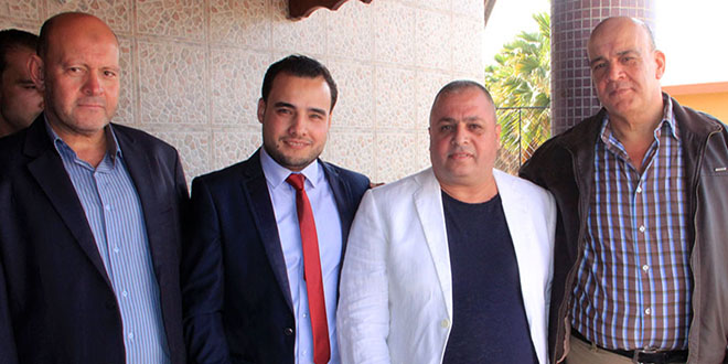 قران وإشهار أ. أحمد صافي إلى الآنسة لانسل أشرف ضبان