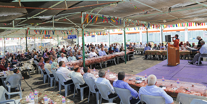 الاونروا تكرم د.سعد سعيد نبهان وتستقبل أ.نجاح الحسنات