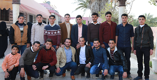 عقد قران الشاب محمد محمود إسماعيل الاغا