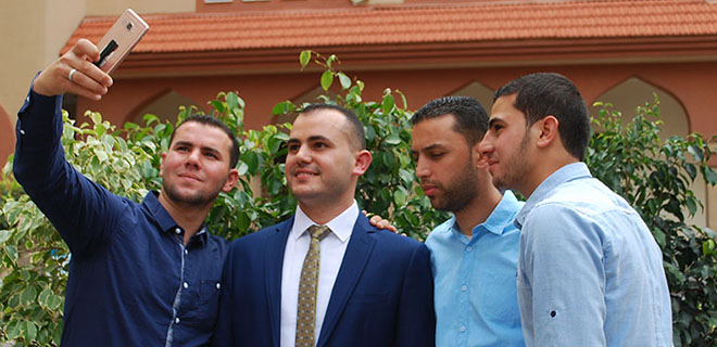 حصول الباحث أ. حسام محمد مصطفى الأغا  على درجة الماجستير