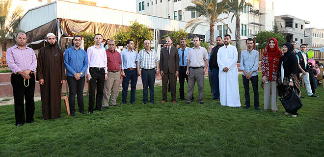 جامعة فلسطين وبالتعاون مع جمعية ياردم تنظم إفطاراً جماعياُ