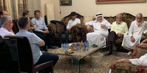 الشارقة- صور بيت العزاء للفقيد الحاج وليد خالد نعمات الأغا