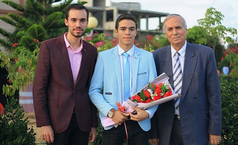 جامعة الازهر- تخرج الطالب أمين حاسي الاغا