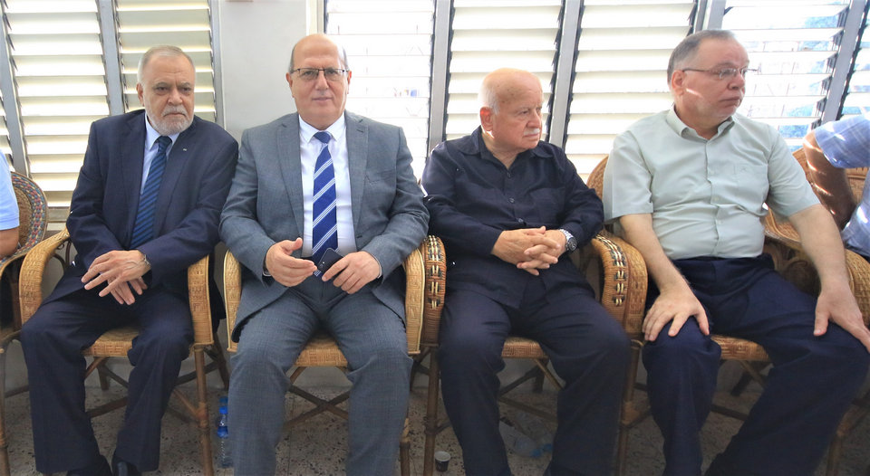 خانيونس - بيت العزاء للمختار وديع الاغا - المجموعة الثانية