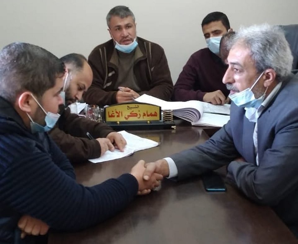 عقد قران أ. مالك محمد سالم علي حمدان الأغا